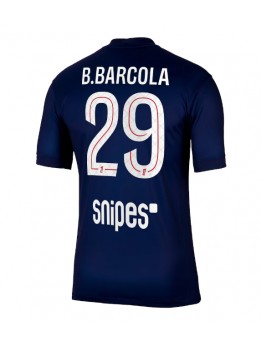 Billige Paris Saint-Germain Bradley Barcola #29 Hjemmedrakt 2025-26 Kortermet